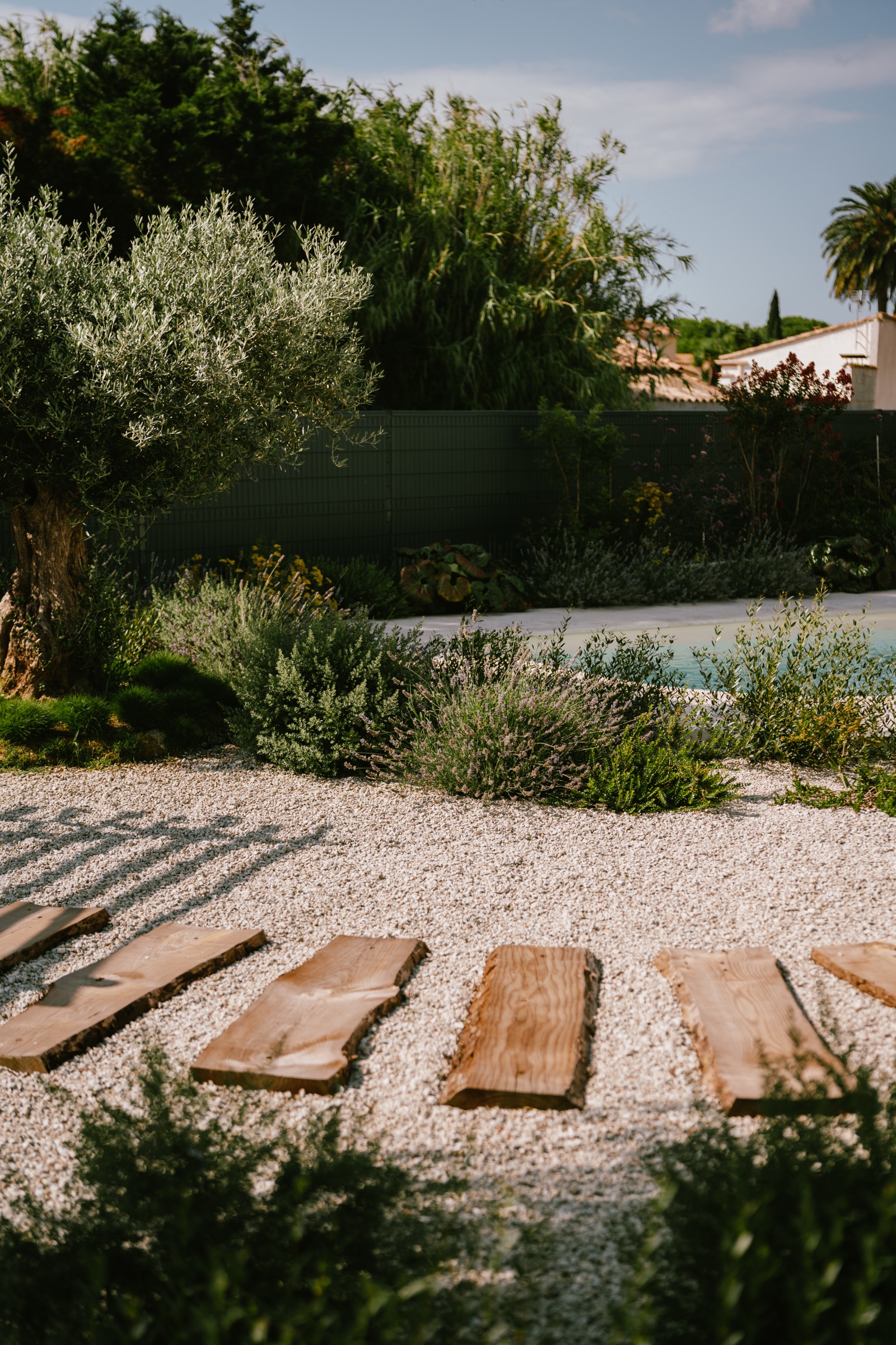Jardin sur gravier